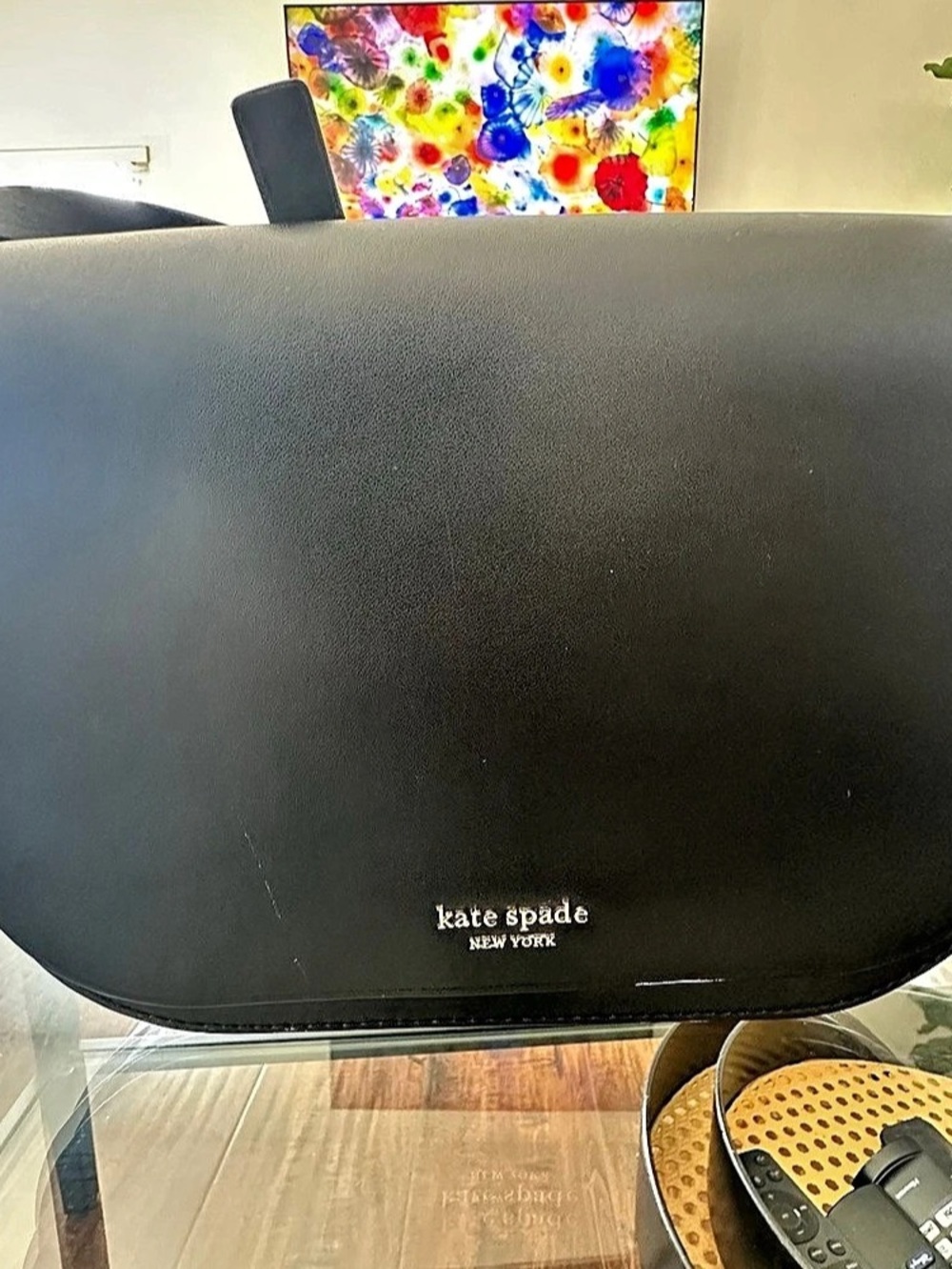 Kate Spade Magnolia Street Izabella Black Leather Crossbody